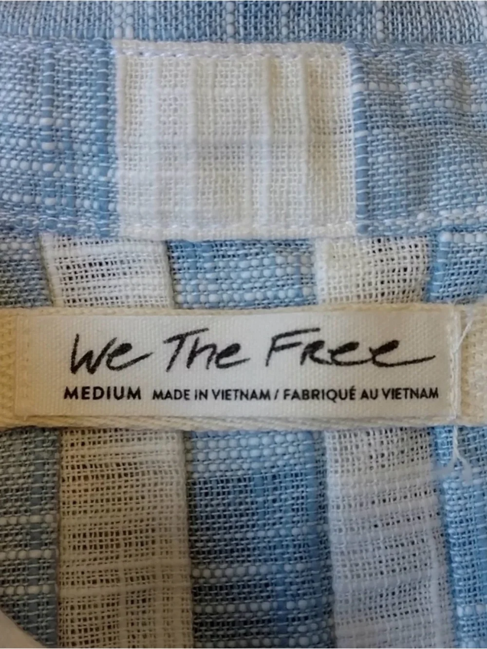 Free People We The Free Away at Sea stripe top size medium